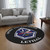Round Rug - Lethal Recruit Training Insignia Military Emblem Floor Mat