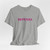 Dependa Graphic Tee — Bold Pink Script Women's Military Family Shirt