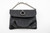 Black Vegan Snakeskin Downtown Bag