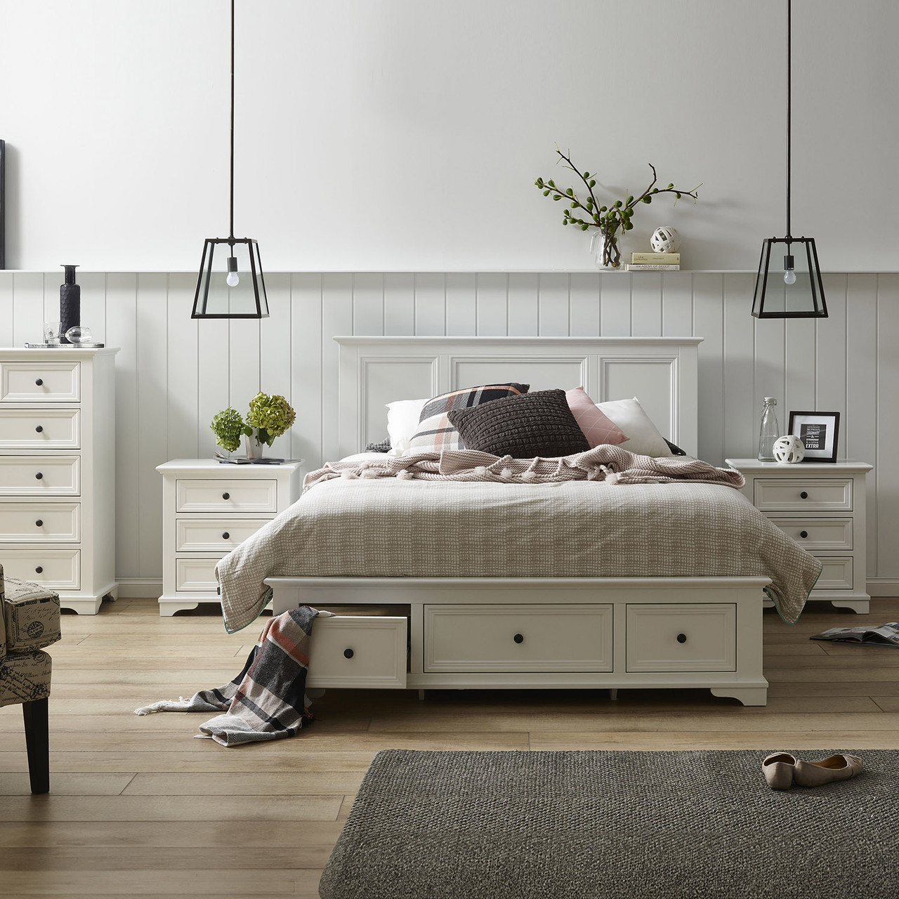 Wentworth 4 pce tallboy bedroom suite