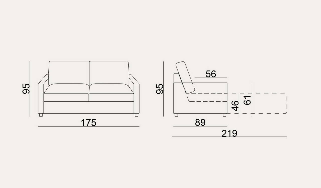 Jersey sofa bed