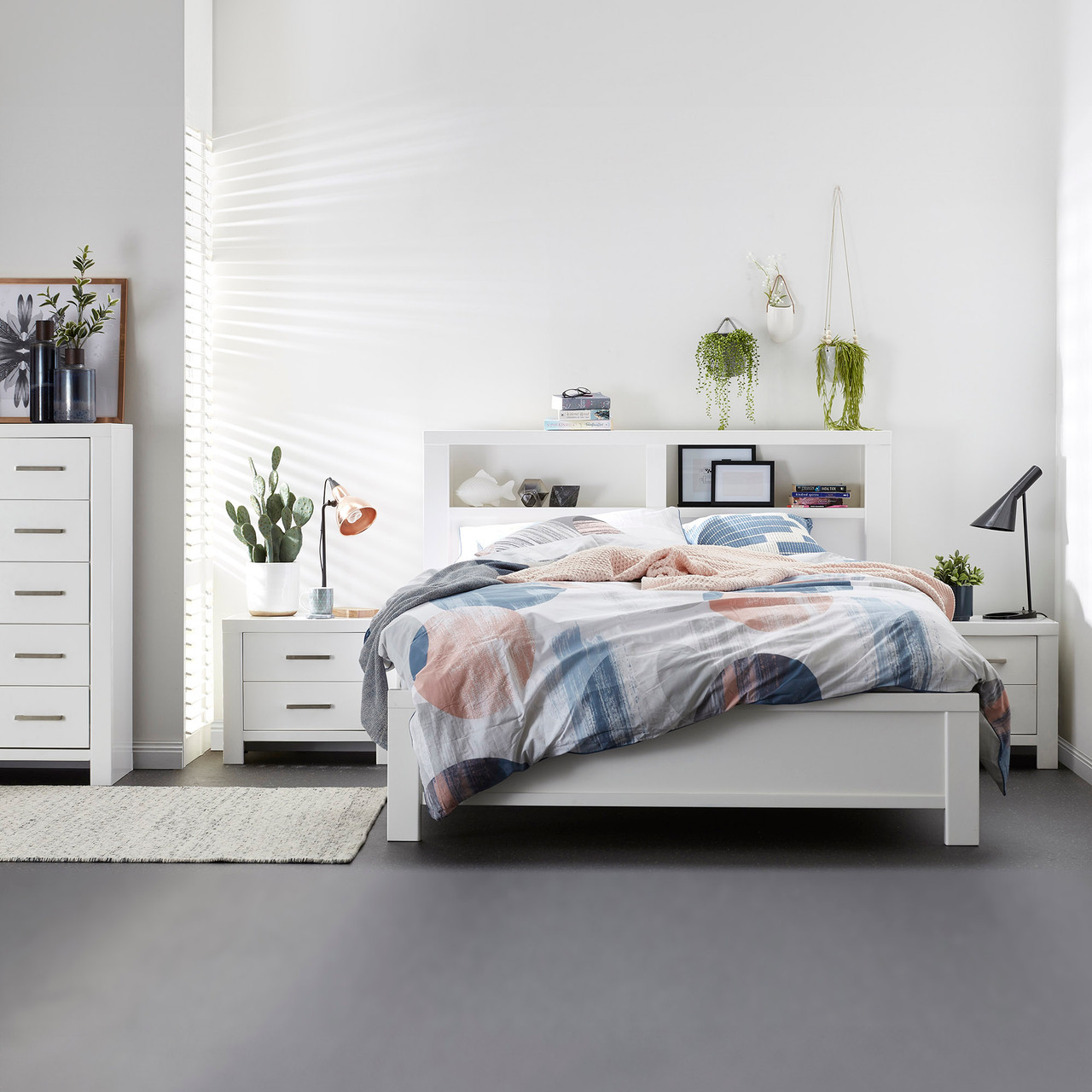 Tex 4 pce tallboy bedroom suite