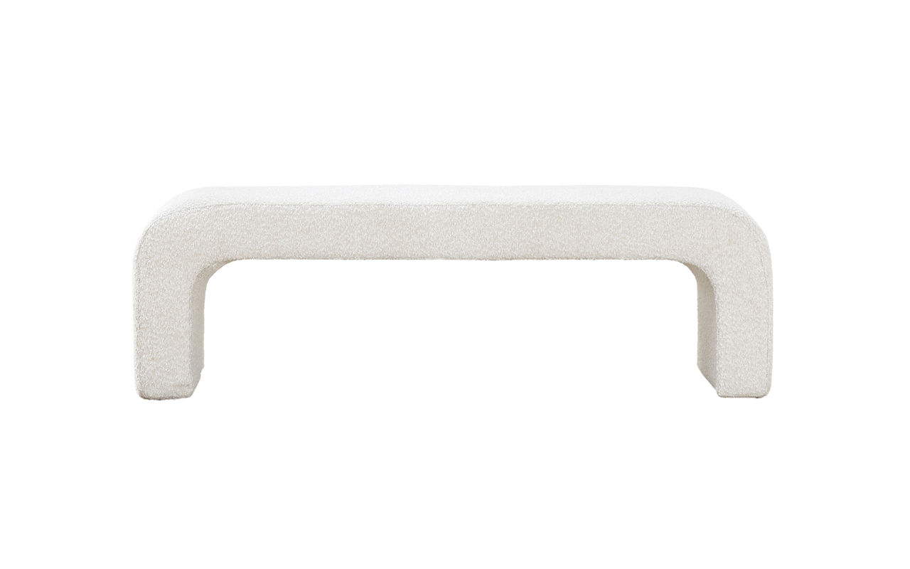 Belle bouclé bench