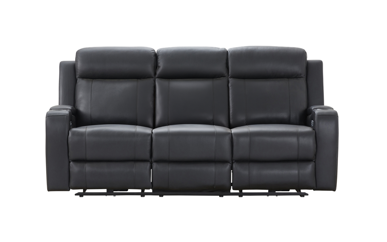Belford leather 3 seat recliner