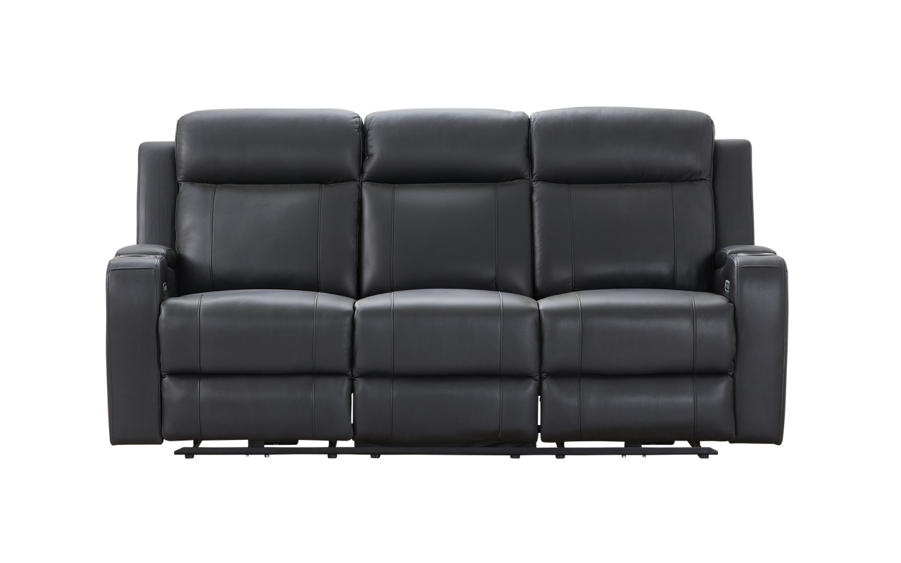 Belford leather 3 seat recliner