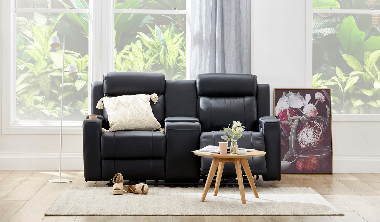 macpherson leather 3 seat recliner