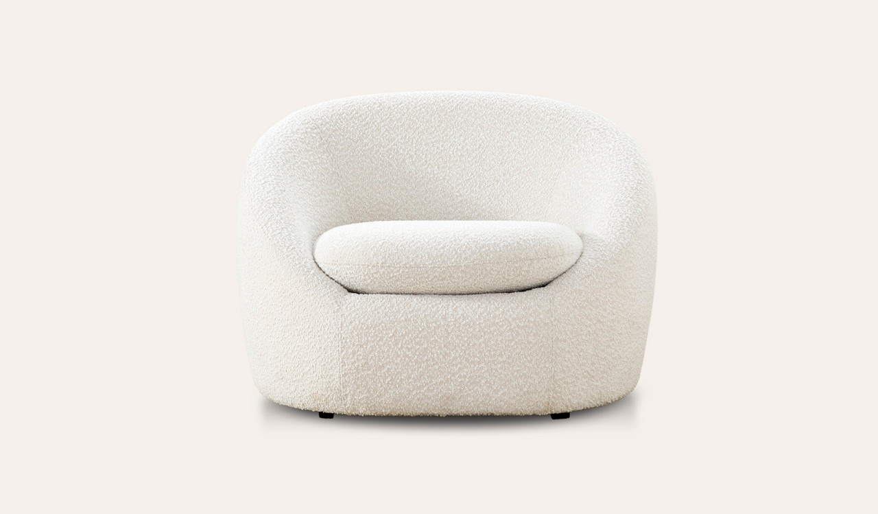 Riley bouclé armchair