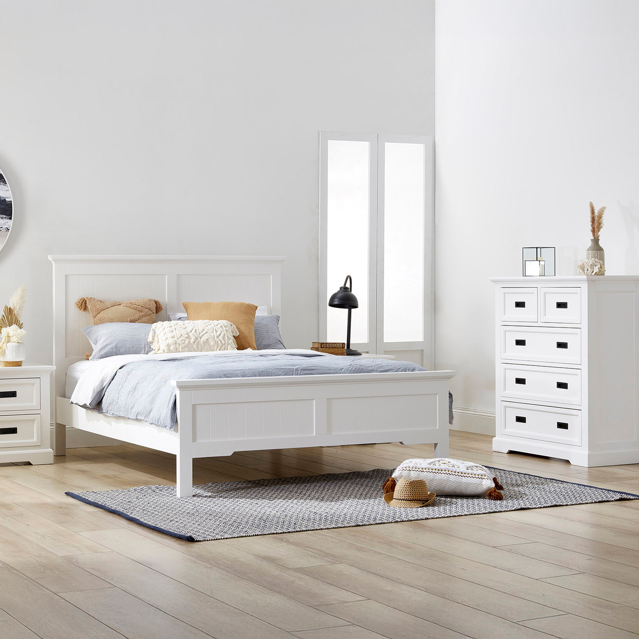 Tudor 4 pce tallboy bedroom suite