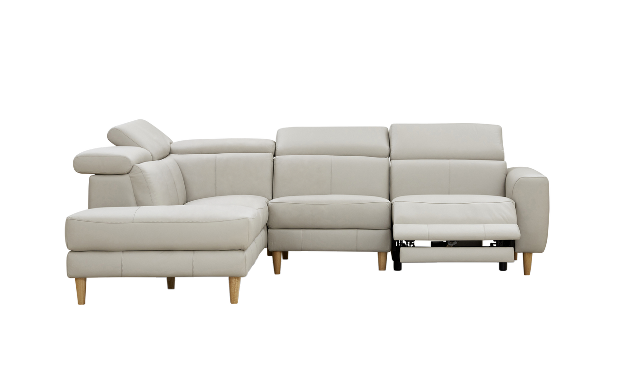Voco leather chaise lounge