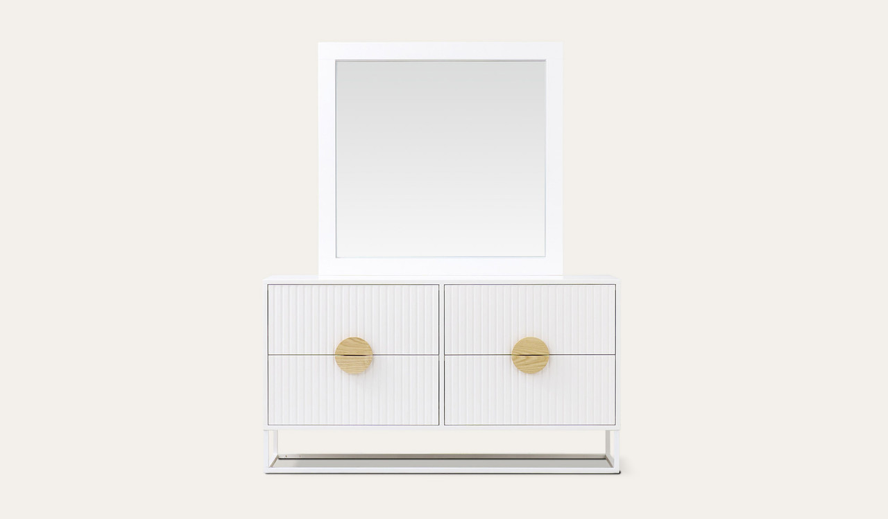 Milton dressing table + mirror