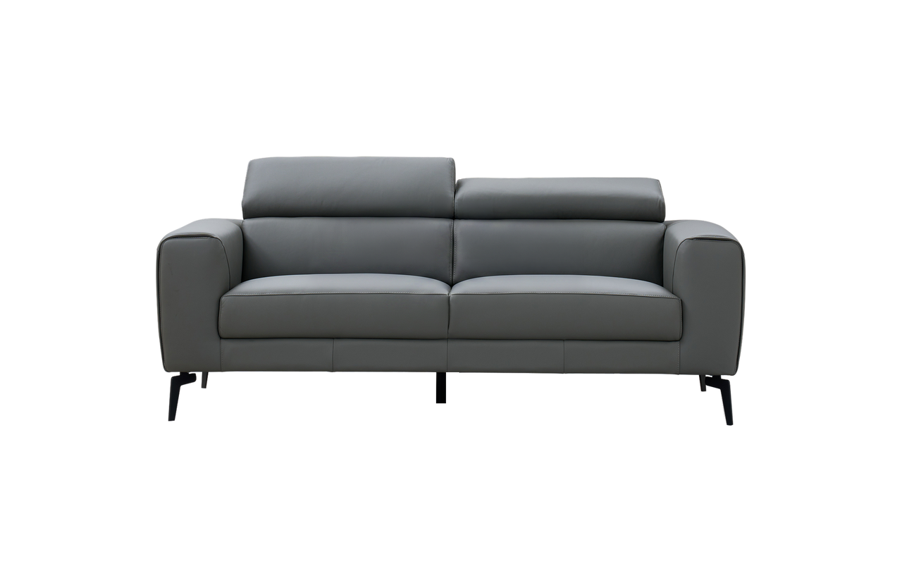 Jean leather 3 seat sofa 