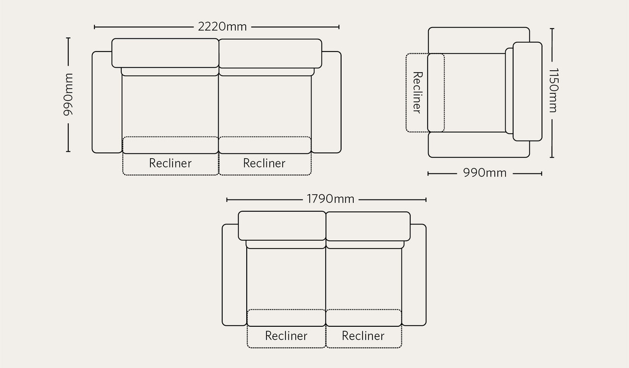 Bartlet leather recliner