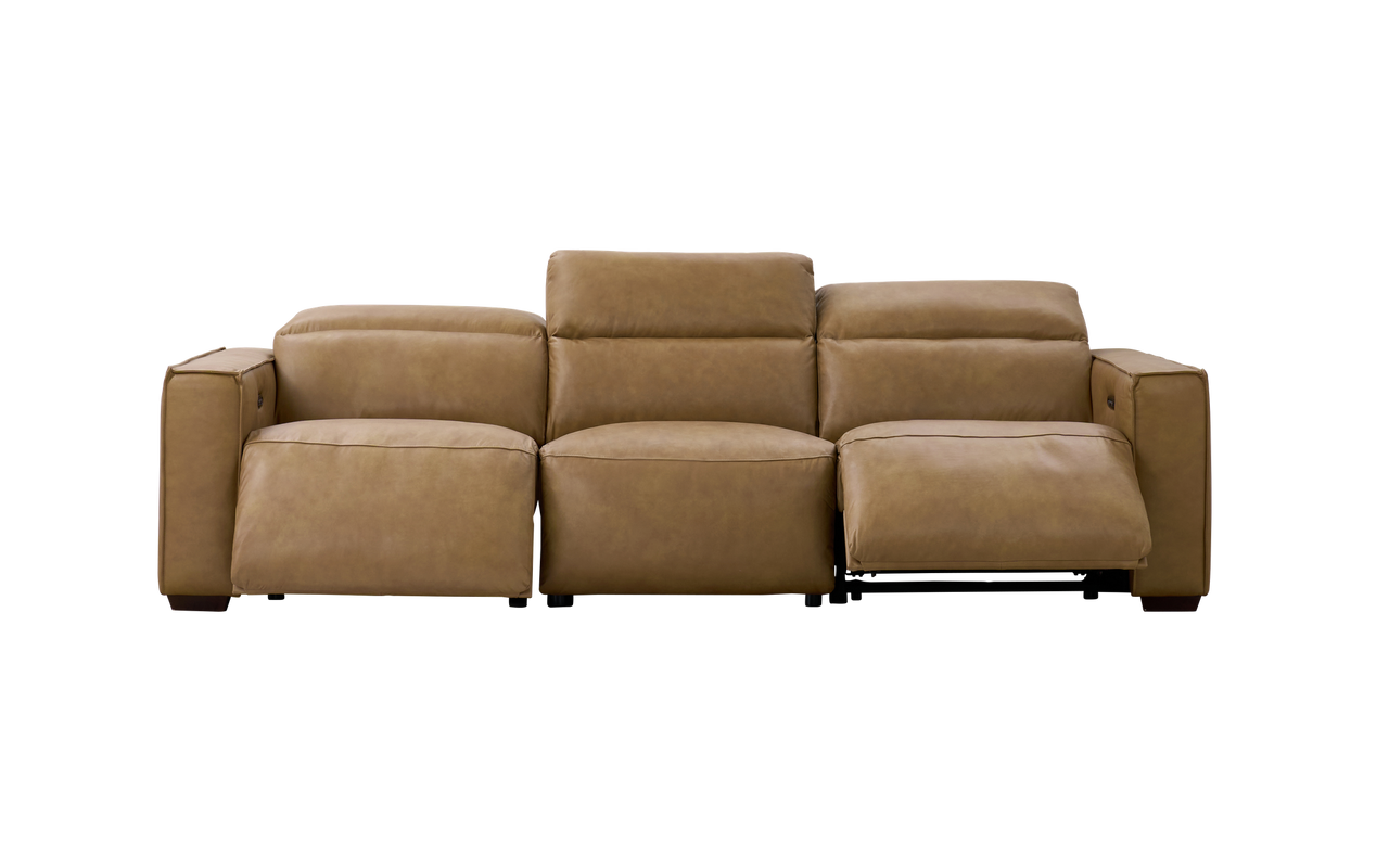 Javi leather 3 seat electric recliner