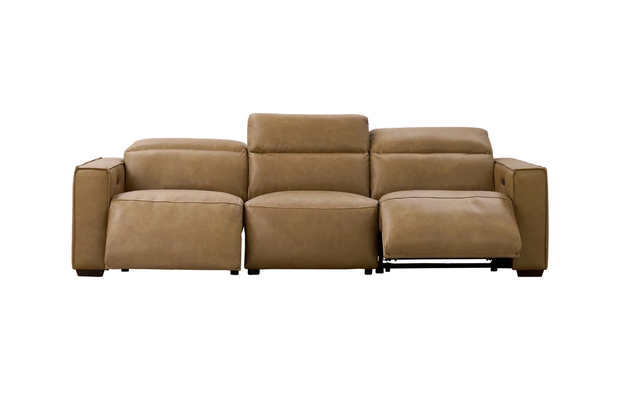 Javi leather 3 seat electric recliner