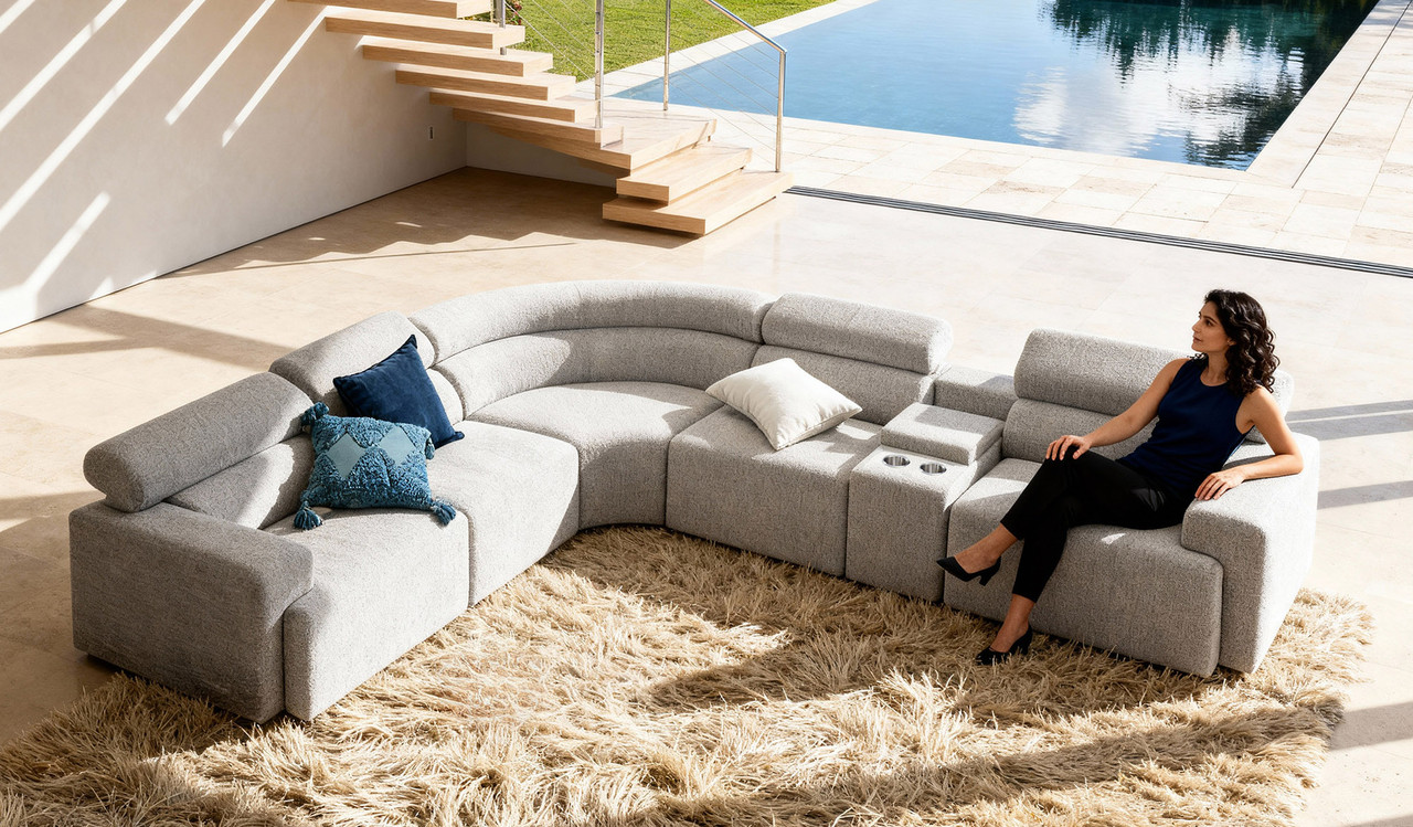 Joanie 6 seat corner lounge