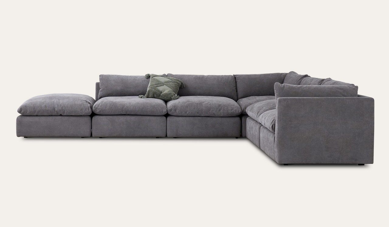 Chadwick 6 pce modular corner lounge