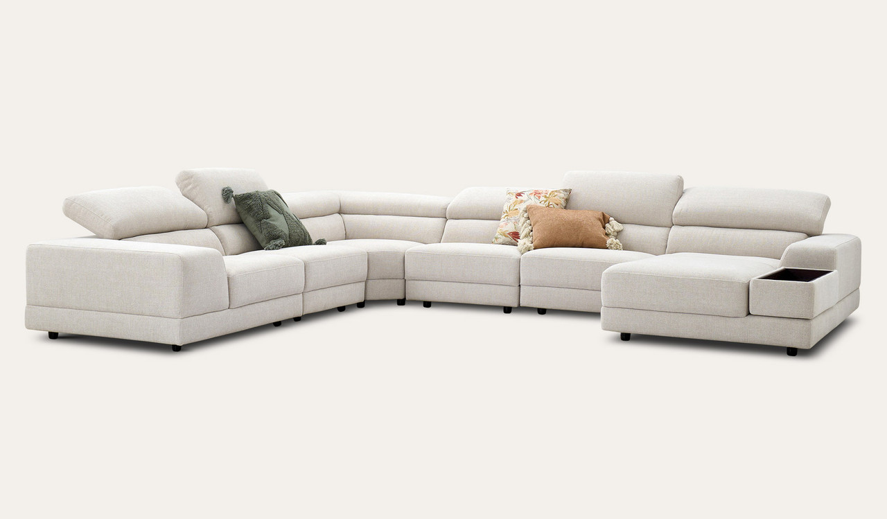 Venetian 6 seat chaise lounge