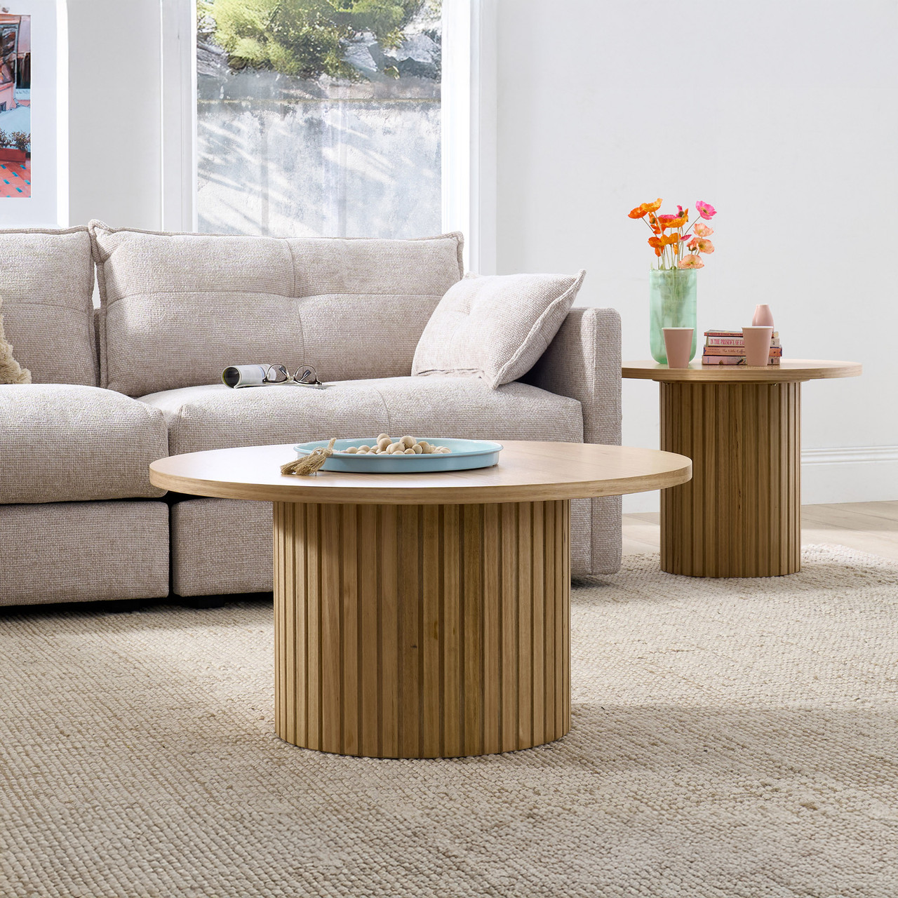Elodie round coffee table