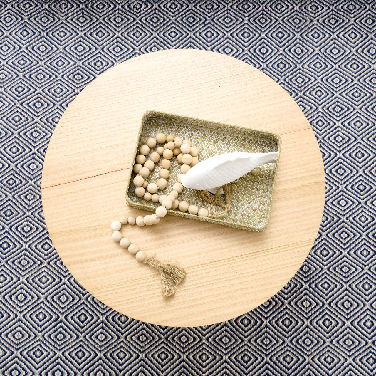 Elodie round lamp table