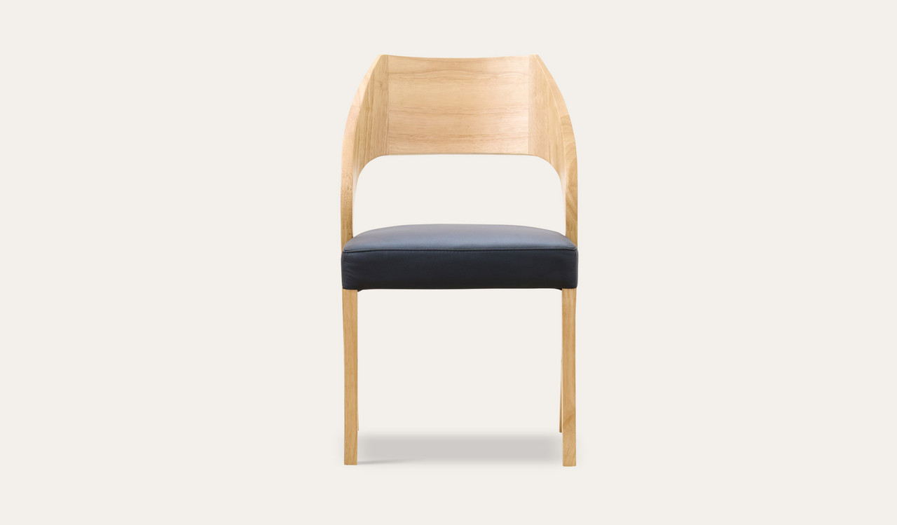 Johnny leather dining chair