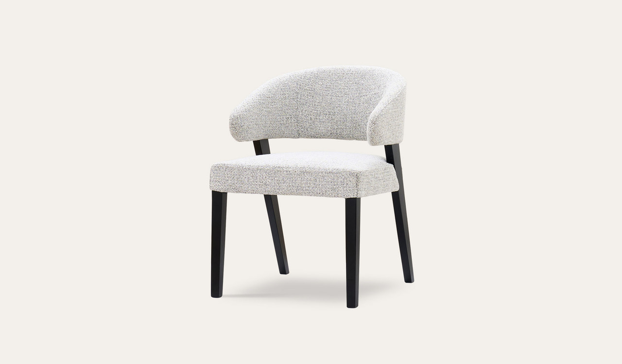Bristol black dining chair