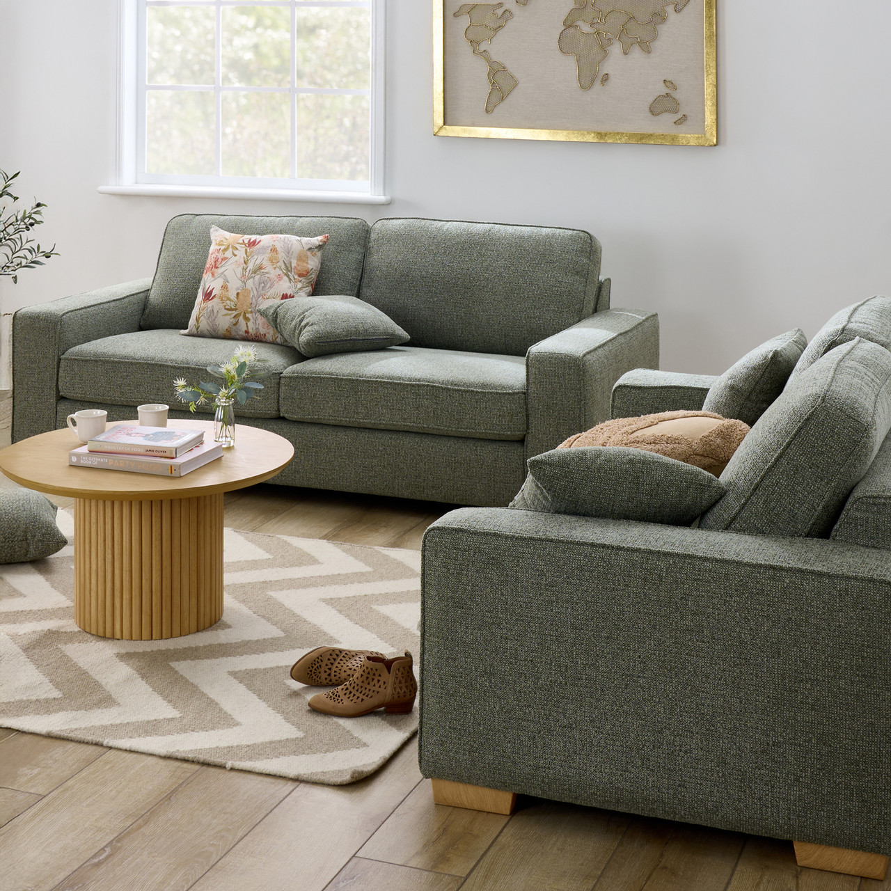 Hugh 3 + 2 seat sofa