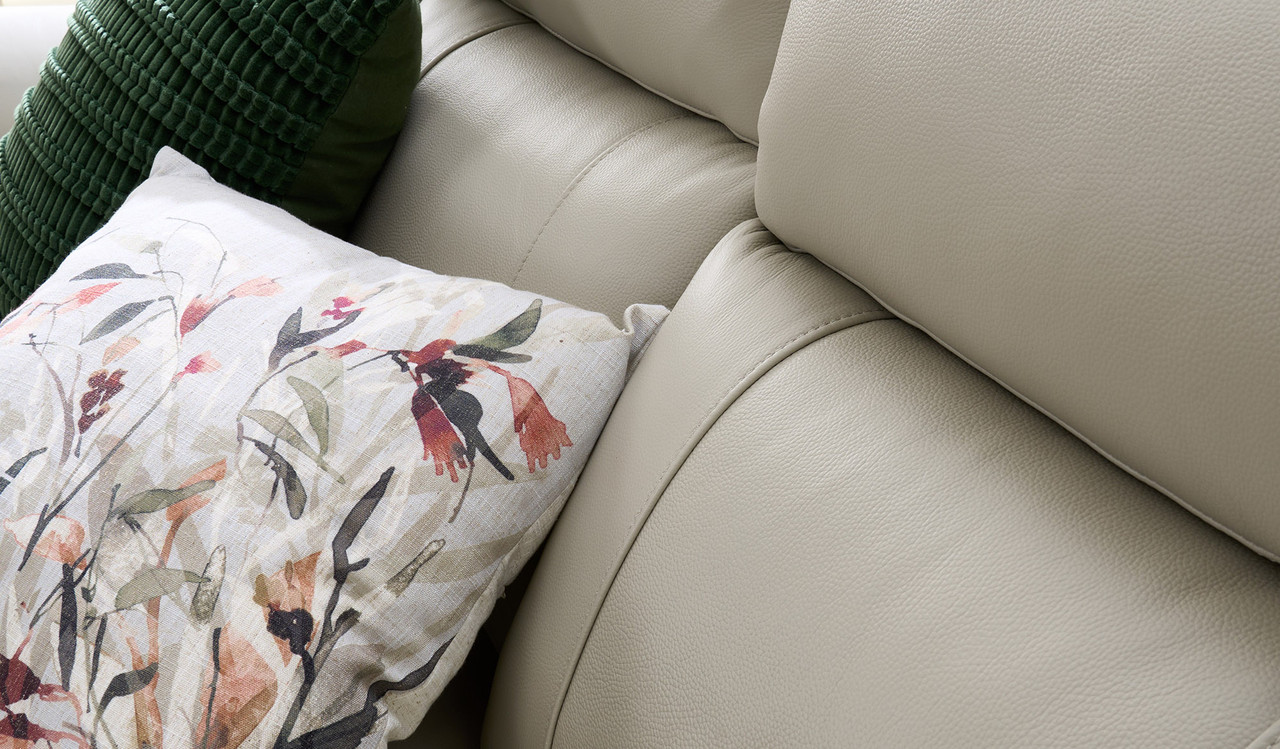 Lucy leather 3 pce recliner suite
