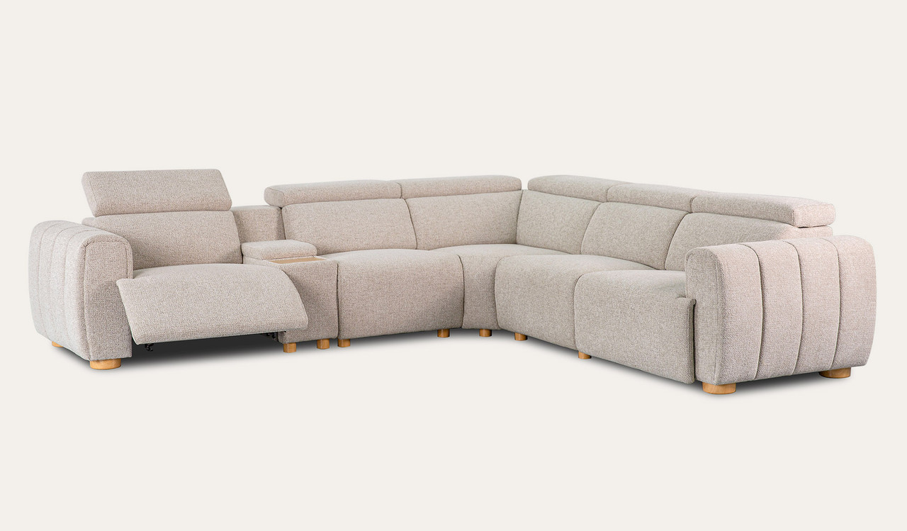 Davis 6 pce corner recliner lounge