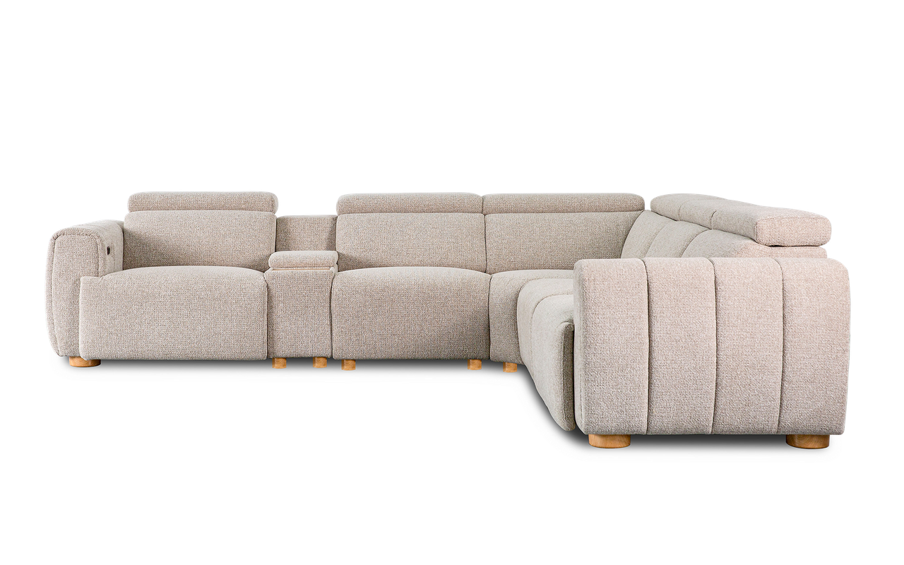 Davis 6 pce corner recliner lounge