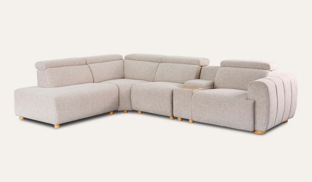Davis 5 seat chaise recliner lounge