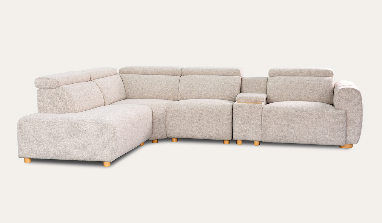 Davis 5 seat chaise recliner lounge