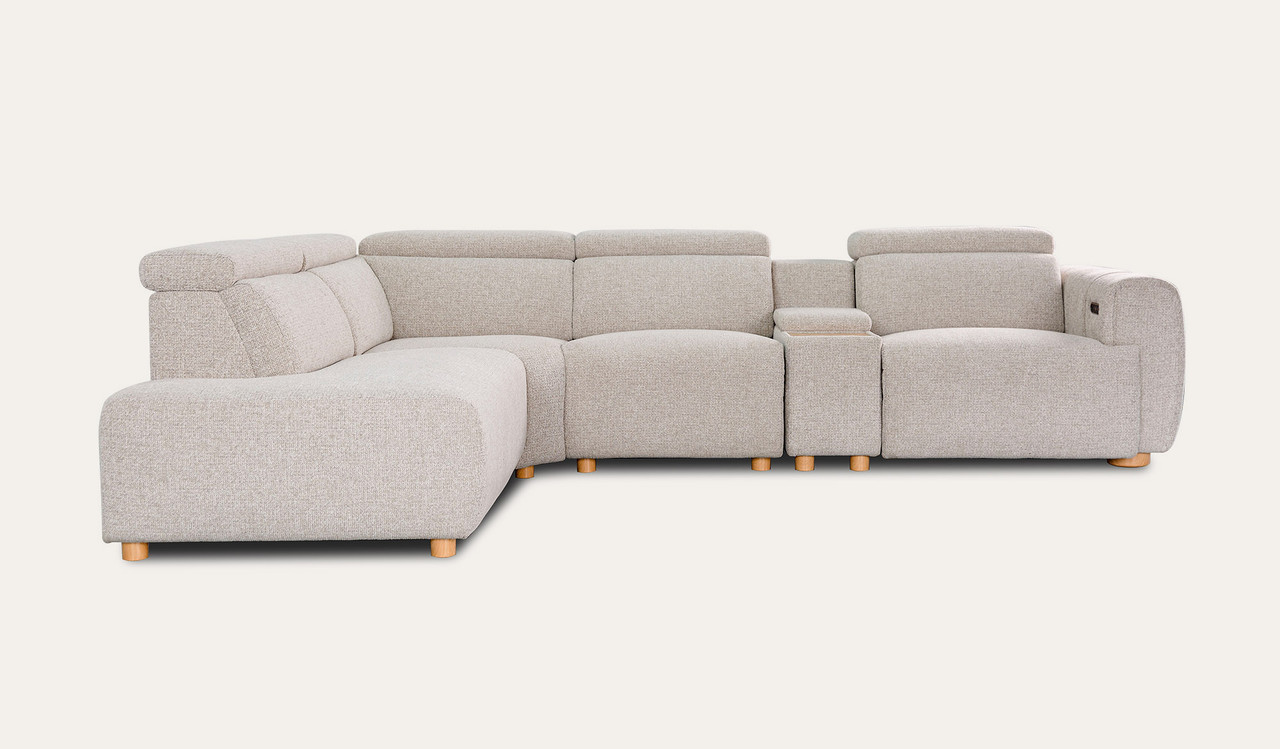 Davis 5 seat chaise recliner lounge