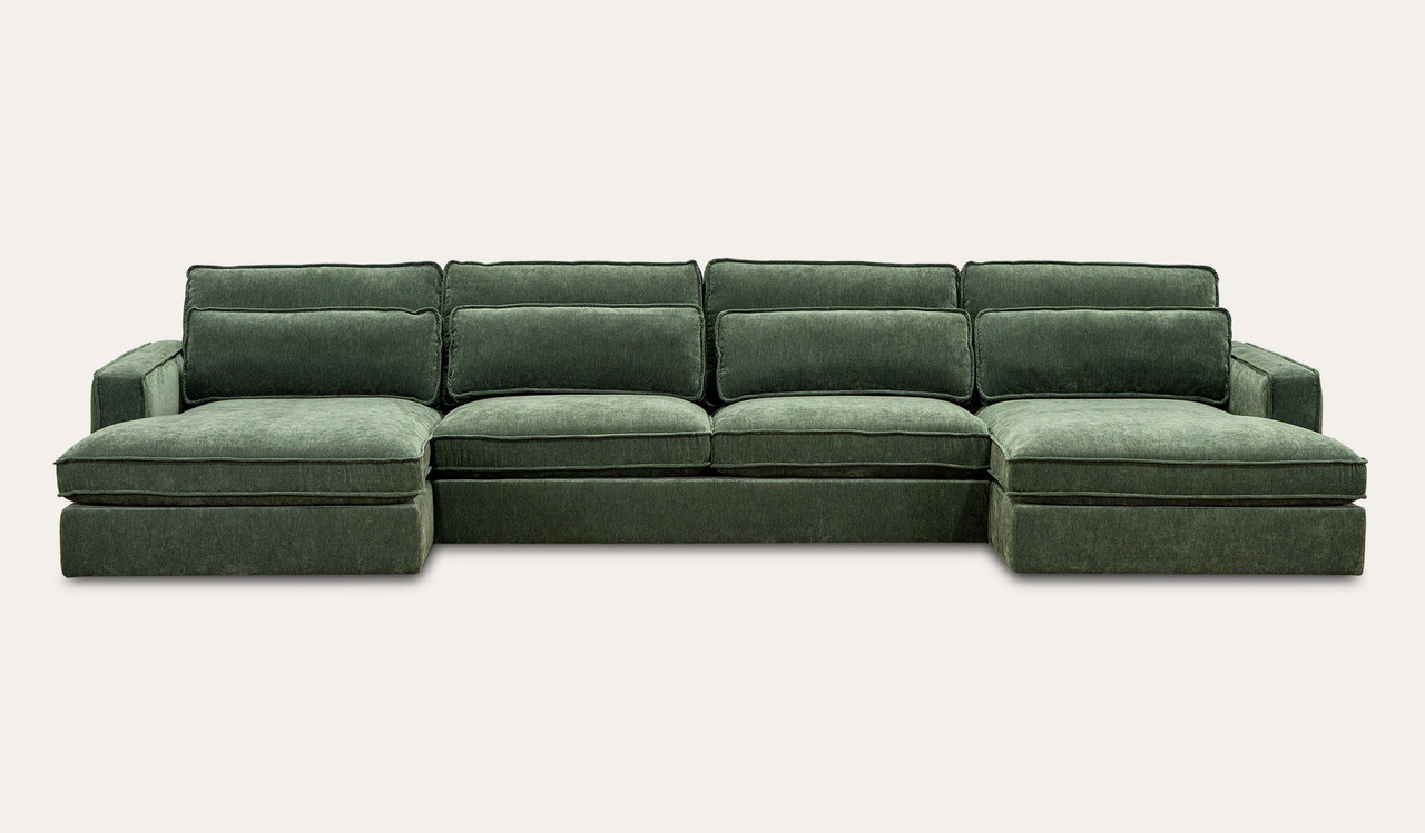 Byron 4 seat dual chaise lounge