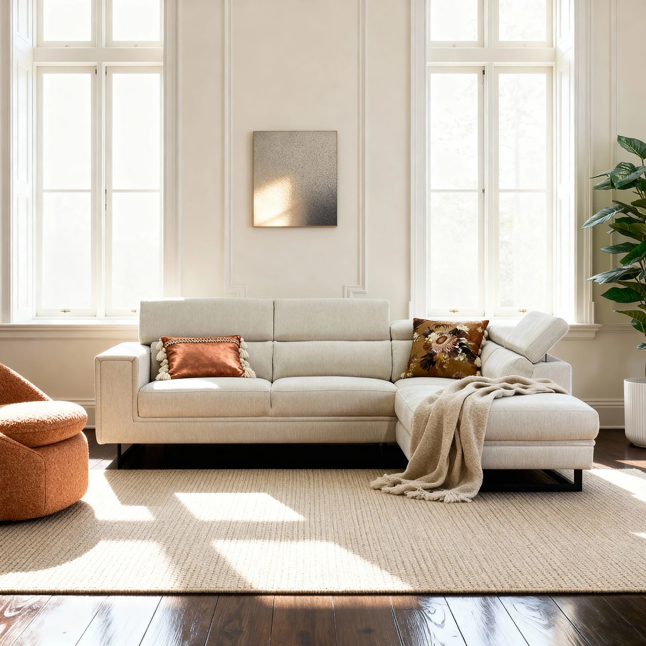 Catalonia 5 seat chaise lounge