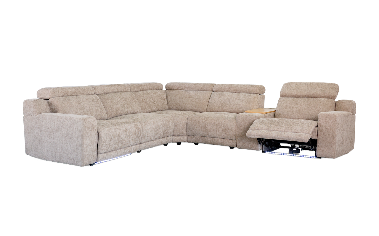 Clayton recliner corner lounge 