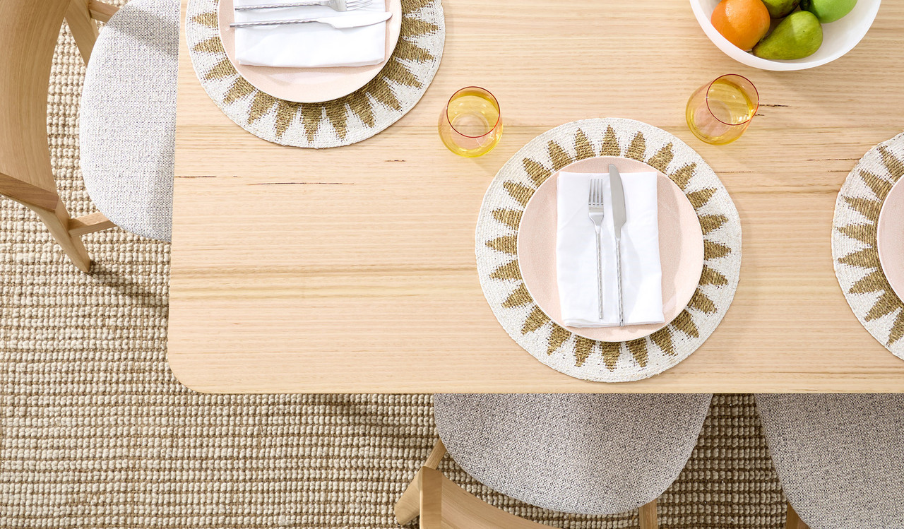 Elodie square dining table