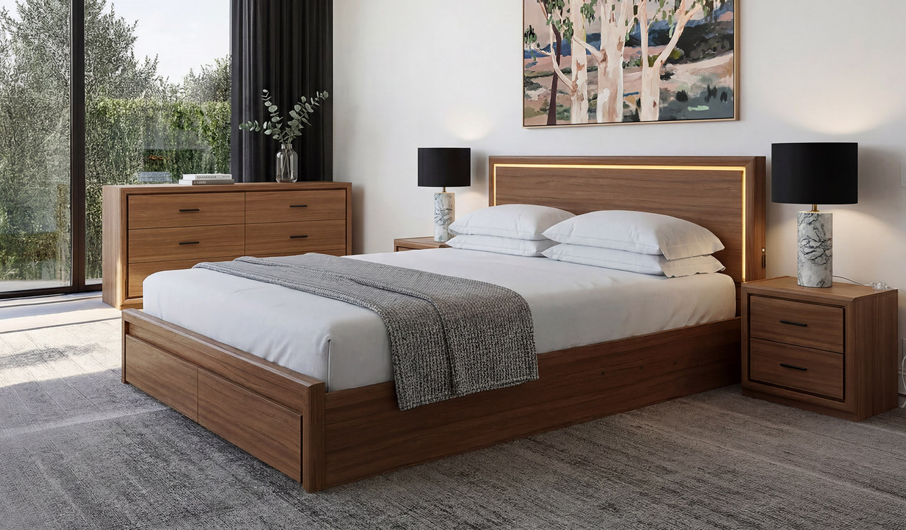 Tallow 4 pce dresser bedroom suite