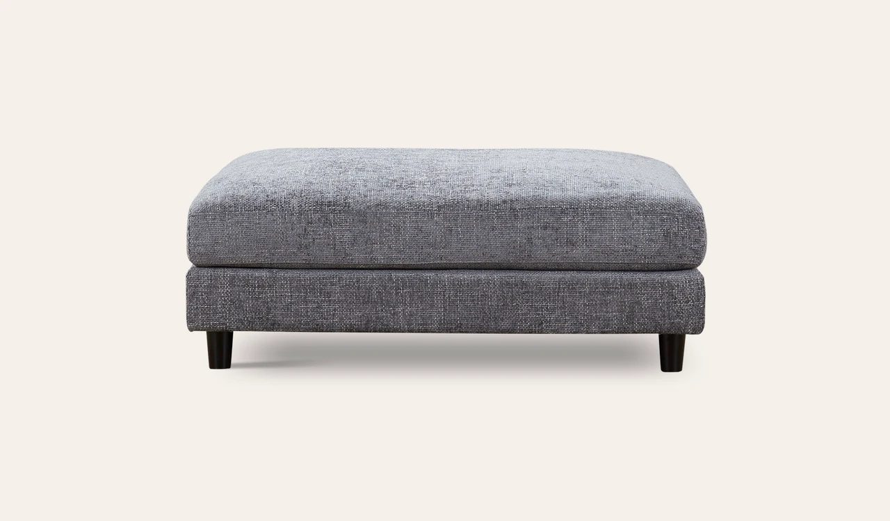 Quattro 4 Seat Sofa + Ottoman - Mornington Licorice