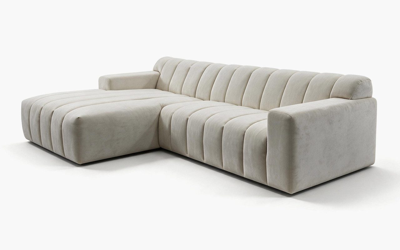 Dune 3 Seat LHF Chaise Lounge - Arden Ecru
