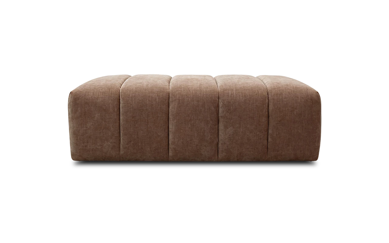 Dune Ottoman - Arden Clay Rose