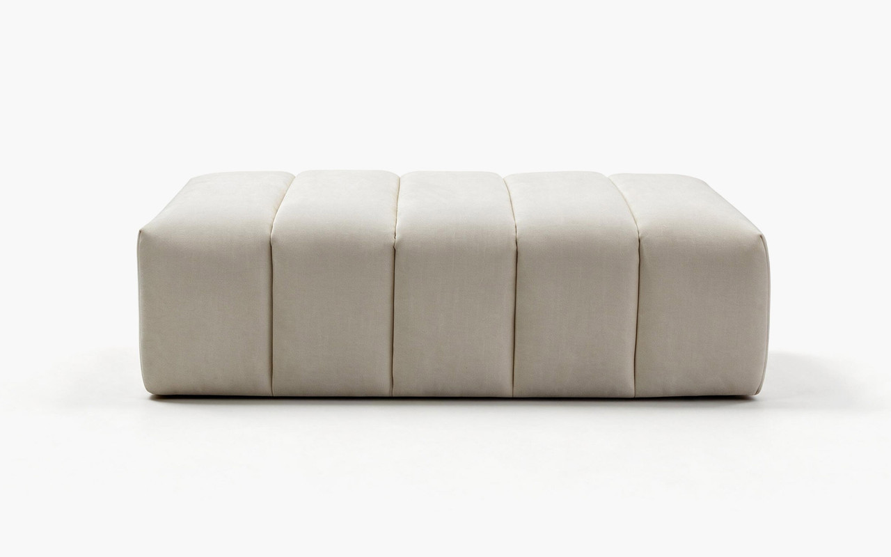 Dune Ottoman - Arden Ecru