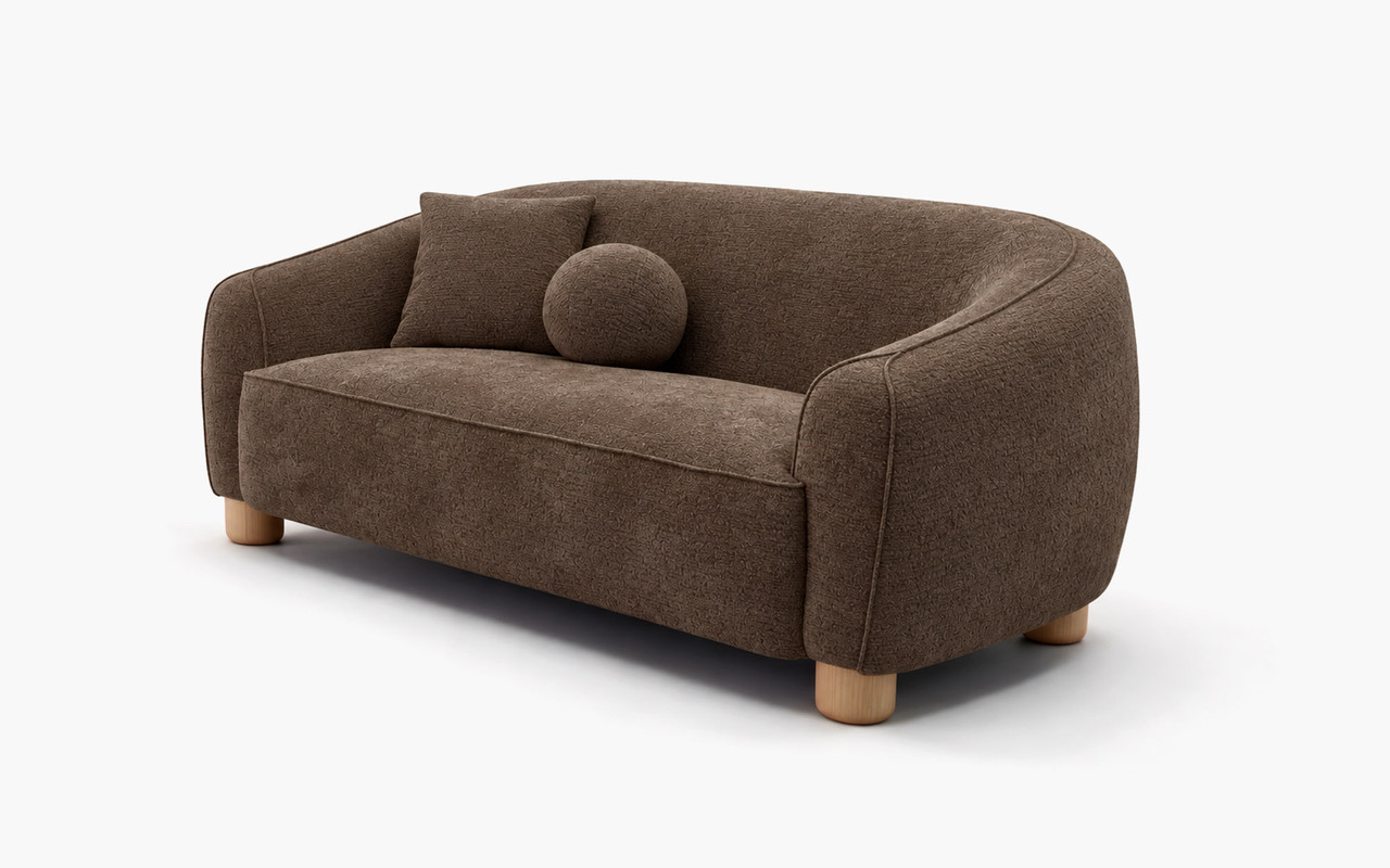 Coco 2 Seat Sofa - Cove Chocolate
