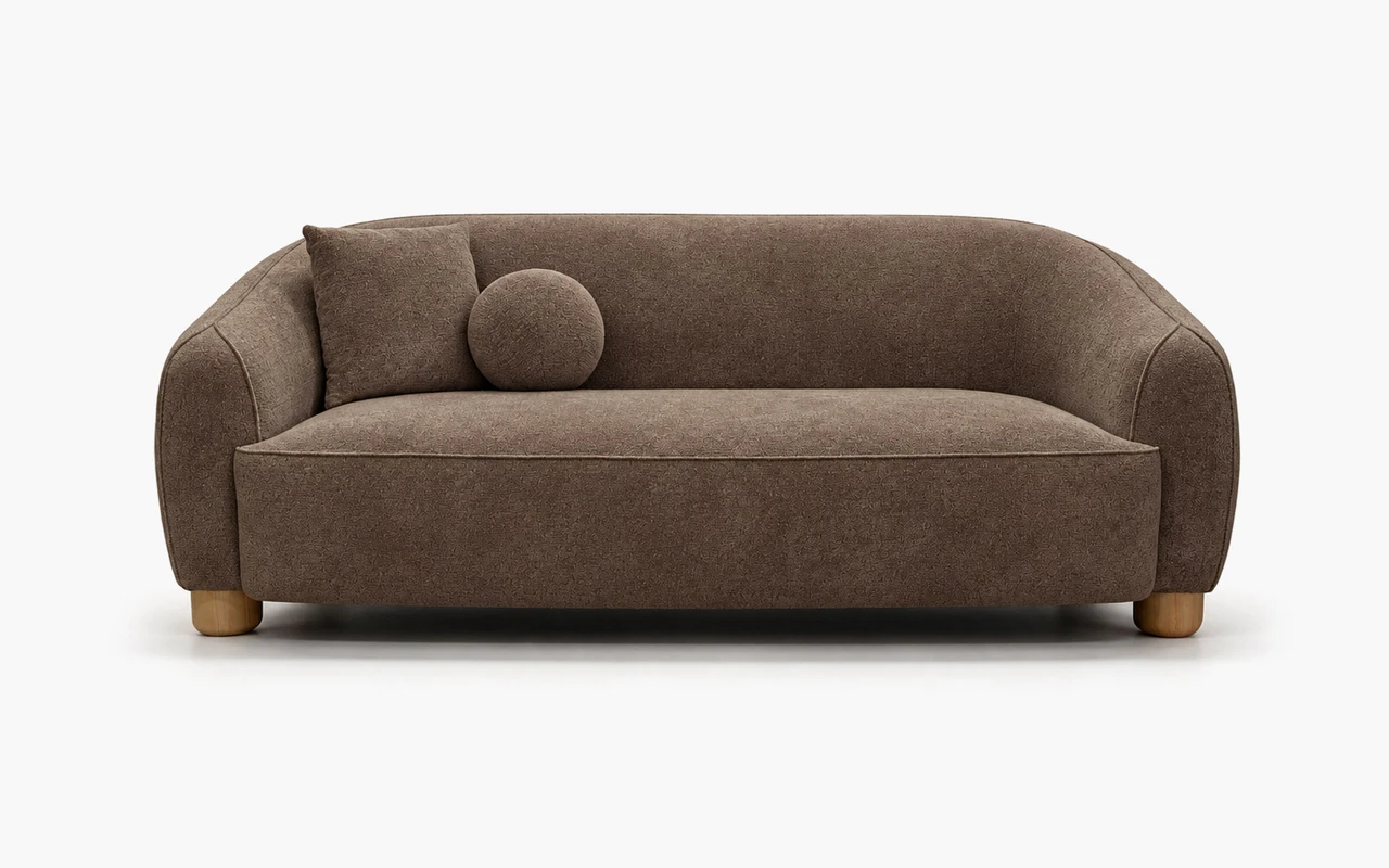 Coco 3 Seat Sofa - Cove Chocolate
