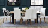 Archie dining suite with Metz leather chairs