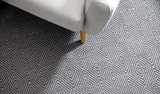 Artisan Matrix grey cotton rug