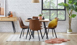 Raphael 5 pce dining suite with Cruze chairs