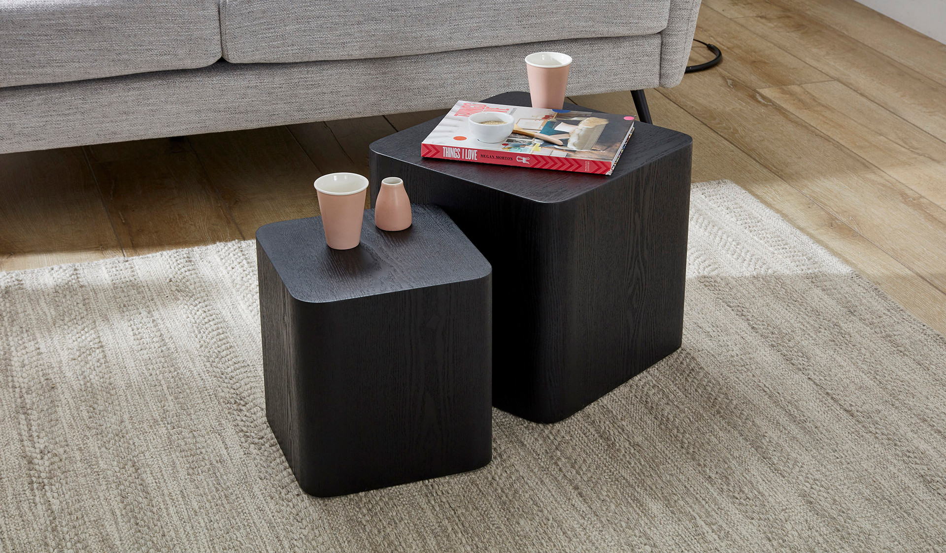 Sahara set of two square side tables Focus on Furniture