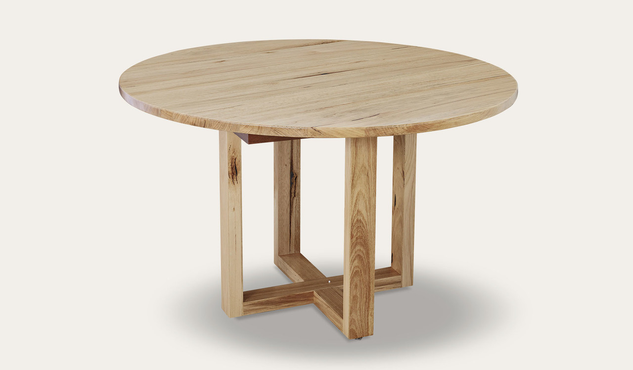 Kennedy round messmate dining table Focus on Furniture