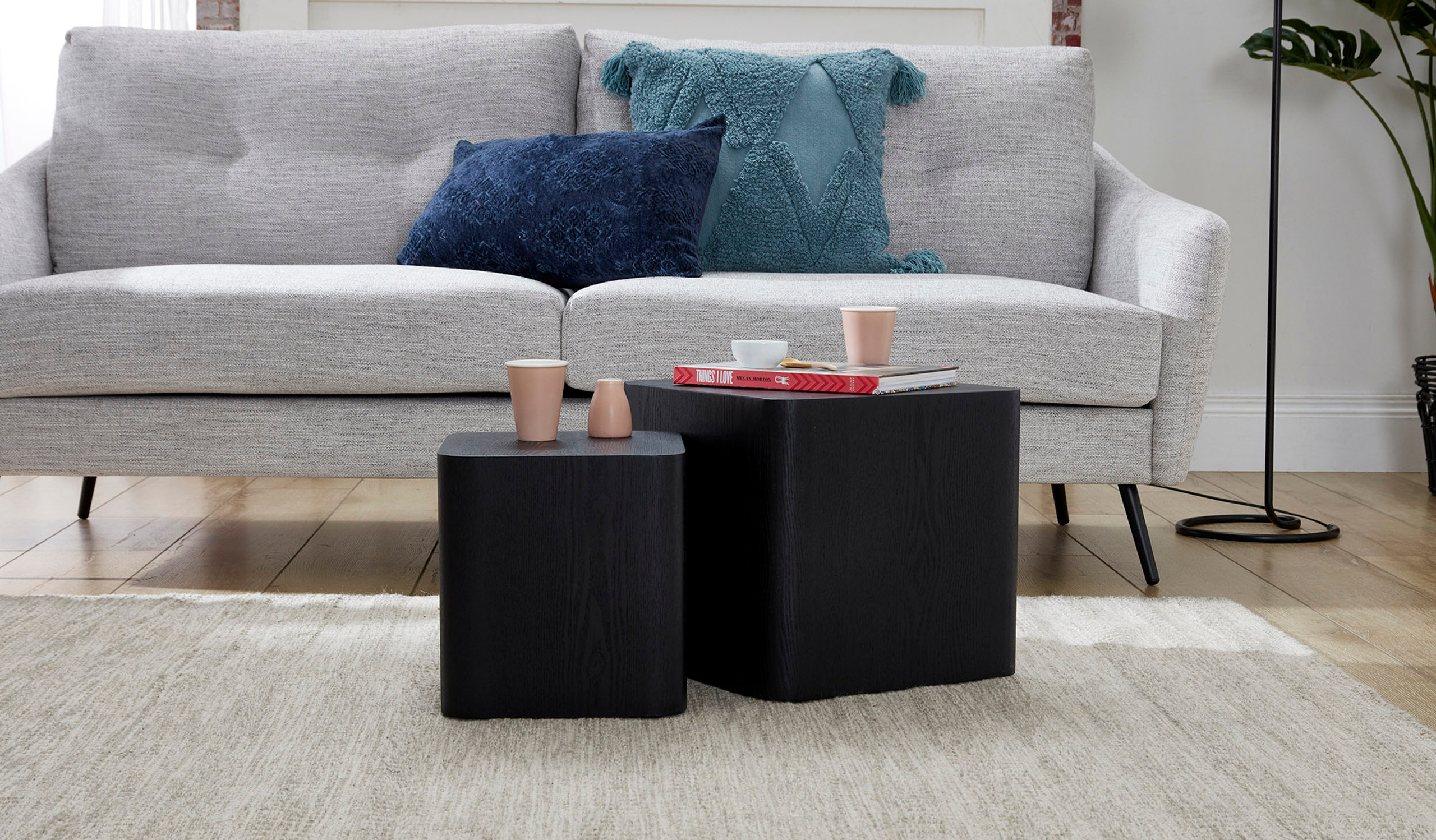 Sahara set of two square side tables Focus on Furniture