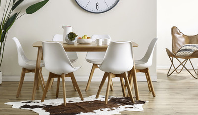Riga rectangle dining table
